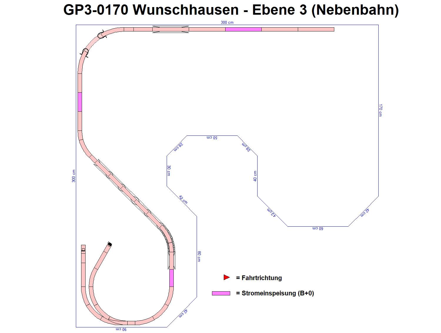 GP3-0170 C-Gleisplan Wunschhausen 300x300x200